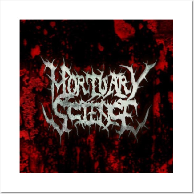 Mortuary Science - Blood Splatter Wall Art by Mortuary Science